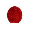 Jogo de Tapetes para Banheiro Antiderrapante com 3 Peças Macio - Vermelho - 5