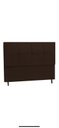 Ver imagem 1 de Cabeceira Casal King Jbe Moveis Paris 195cm Marrom Para Cama Box 193cm Decoração Quarto