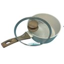 Ver imagem 2 de Panela de Cerâmica Antiaderente Marmol de Indução 20 Cm