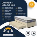Ver imagem 5 de Cama Box + Colchão Gazin de Molas Ensacadas One Face Air Up + Auxiliar de Espuma Solteiro 88 cm
