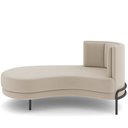 Ver imagem 6 de Sofá Chaise Longue Sala de Estar Living Lucca Esquerdo D02 Veludo Bege C-309 - Lyam Decor