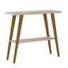 Buffet Aparador Monaco Tampo e Prateleira em Mdf Robusto:off White - 2