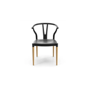 Ver imagem 2 de Kit 4 Cadeiras Jantar Decorativas Aeon Cor Preta Bering