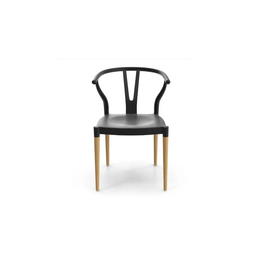 Kit 4 Cadeiras Jantar Decorativas Aeon Cor Preta Bering - 2