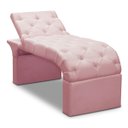 Ver imagem 2 de Maca Estofada Estética Cílios Regulável Spa Veludo Ana Clara:rosê