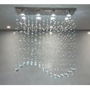 Ver imagem 1 de Lustre de Cristal Verdadeiro para Sala de Estar Retangular:1m