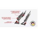 Ver imagem 5 de Corrediça Invisível Oculta 350mm Dt130 Extração Total e Amortecedor 30kg Hafele Par
