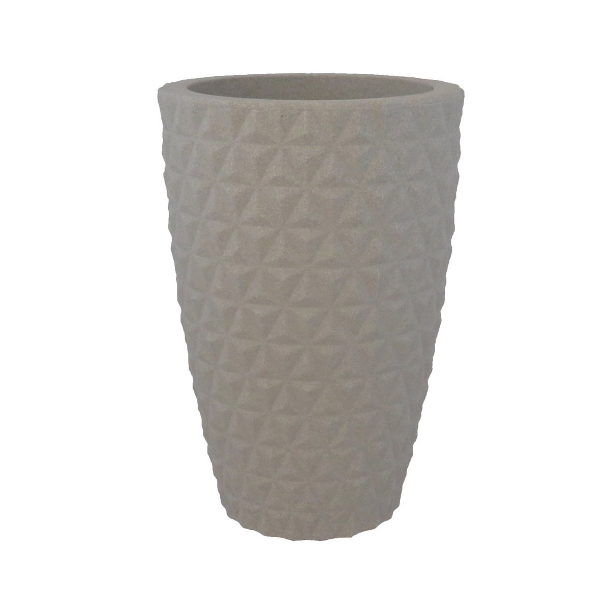 VASO DE PLANTA COLUNA REDONDA 3D 36x24x49 CIMENTO