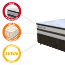 Ver imagem 6 de Cama Box Casal Colchão Gazin Molas Pocket Love Story 1,93m King