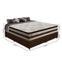 Ver imagem 3 de Cama Box Casal Colchão Gazin Molas Pocket Love Story 1,93m King