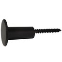 Ver imagem 1 de Pino Suporte para Espelho Adnet Pendurador de Casaco de Parede Aço Carbono 3cm Preto