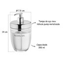 Ver imagem 2 de Dispenser Alcool Gel - 250ml - 1 Unidade