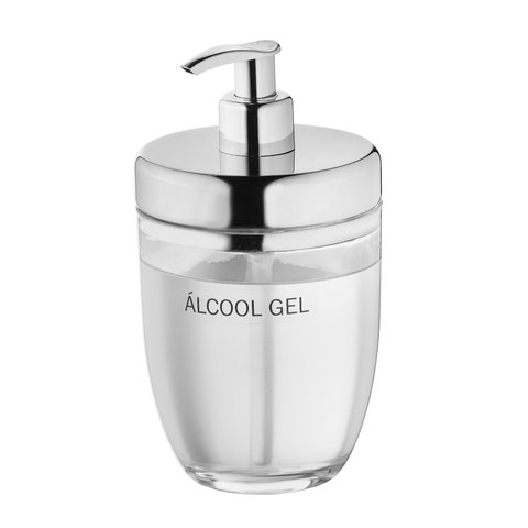 Dispenser Alcool Gel - 250ml - 1 Unidade