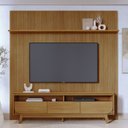 Ver imagem 6 de Painel e Bancada Tv 75 Pol 245x238 Cm Luna Cumaru Madetec