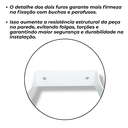 Ver imagem 2 de 8 Suportes de Parede Adega Vertical para Garrafa de Vinho Aço Resistente Estilo Moderno Branco