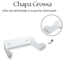 Ver mais imagens de 8 Suportes de Parede Adega Vertical para Garrafa de Vinho Aço Resistente Estilo Moderno Branco