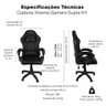 Cadeira Xttreme Gamers Cicesis Ny Preto - 6