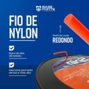 Ver imagem 2 de Bobina Fio Nylon Redondo para Roçadeira 3mm 1kg 124m Laranja
