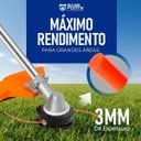 Ver imagem 4 de Bobina Fio Nylon Redondo para Roçadeira 3mm 1kg 124m Laranja