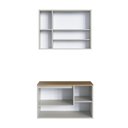 Ver imagem 6 de Conjunto Banheiro com Gabinete e Espelheira 3 Portas 80cm Multimóveis Crart-CON016 - Arenas