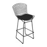 Kit 2 Banquetas Bertoia Preta D60 com Assento Preto Cor Preto - 4