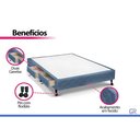 Ver imagem 4 de Cama Base c/Aux 4 Gavs Queen Castor Poli Blue 158x198x27