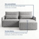 Ver imagem 4 de Sofá Cama Reclinável sem Caixa 220cm Tóquio