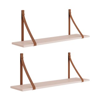Kt com 2 Prateleiras em Mdf Luna 89,6 Cm - Reller