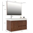 Ver imagem 3 de Conjunto Gabinete para Banheiro com Espelheira Califórnia 80