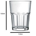 Ver imagem 3 de Jogo 24 Copos Bristol 200ml Vidro Transparente para Suco Água e Refrigerante Nadir Figueiredo