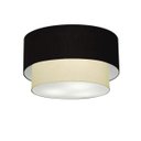 Ver imagem 1 de Plafon para Banheiro Cilíndrico Sb-3045 Cúpula Cor Preto Bege