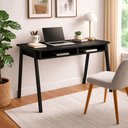 Ver imagem 2 de Mesa Escrivaninha com 2 Nichos Klm Store