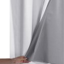 Ver imagem 2 de Cortina Pvc Blackout Corta Luz 280X250 Coleção Nova Admirare Cor: Branca