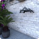 Ver imagem 4 de Suporte Enrolador De Mangueira De Jardim Classic Preto