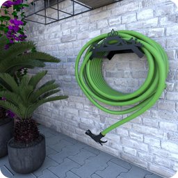 Suporte Enrolador De Mangueira De Jardim Classic Preto - 3