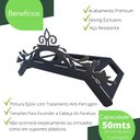 Ver imagem 2 de Suporte Enrolador De Mangueira De Jardim Classic Preto