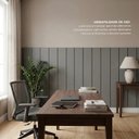 Ver imagem 6 de Cabeceira Cama Casal Lambri Painel MDF Modular 3M 145x90cm:Cinza