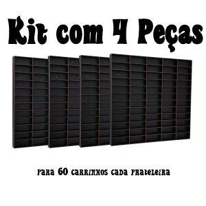 4 Unidades Organizador Estante Brinquedos Carrinho Infantil