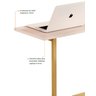 Mesinha para Notbook Max com Pés de Ferro Dourado e Pérola - 5