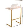 Mesinha para Notbook Max com Pés de Ferro Dourado e Pérola - 6