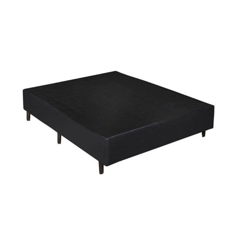 Box Base Blindado Corino -viuva 128x188x38- Novo:preto
