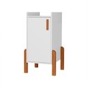 Ver imagem 1 de Armário Balcão Poseidon Multiuso com 1 Porta para Bebedouro Filtro Cafeteira - Branco