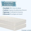 Ver imagem 5 de Beliche Adulto ou Infantil com 02 Colchões D33 Solteiro Grade Proteção Completa Robusta