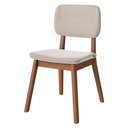 Ver imagem 2 de Cadeiras Madeira Maciça Linho/nature Class Fabrispuma