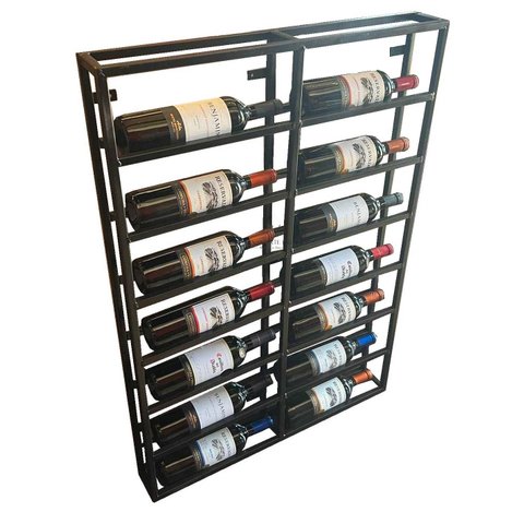 Adega Suspensa Suporte Para Garrafas Ferro Tipo Industrial MINAS ARTE PRÓPRIA adega estilo industria