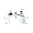 Ver mais imagens de Escrivaninha Penteadeira Camarim de Canto com Espelho Star Branco Fosco Liso - Mabe Magazine