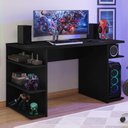 Ver imagem 1 de Mesa para Computador Gamer Escrivaninha 9409 Madesa - Preto