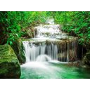 Ver imagem 2 de Papel de Parede Cachoeira Natureza Mata 3d 6m² Nch176
