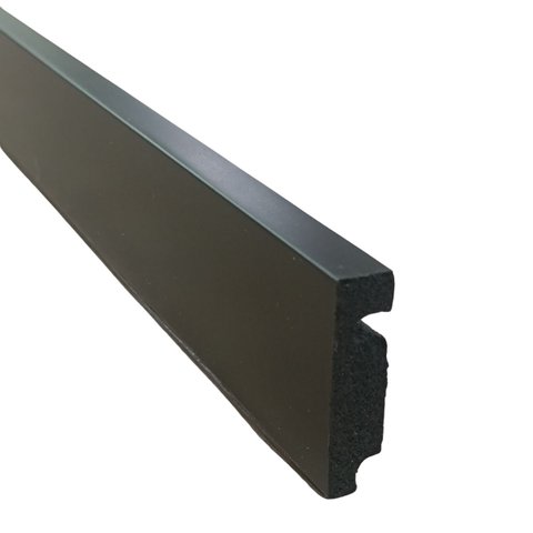 Rodapé 05cm Poliestireno Lev51 Preto Santa Luzia 2,4 Metros