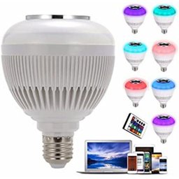 Lampada Musical de Led Bulbo Bluetooth Rgb + Controle Remoto - 2